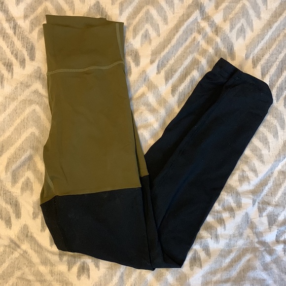 Muscle Nation Two Tone Leggings green/black M - Picture 3 of 3